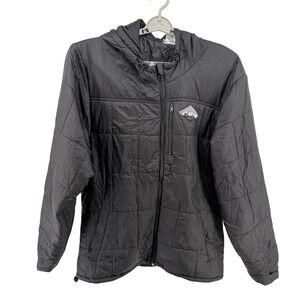 Coalatree MTN2CTY Camper Hooded Packable Jacket Black ComforMax Mens Size XXL